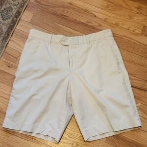 Burberry Golf Mens Shorts Size 34 Khaki Preppy 4 Pockets Country Club